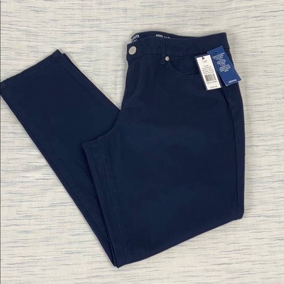 crown & ivy Denim - Crown & Ivy Petite Novel Navy Colored Denim Pants